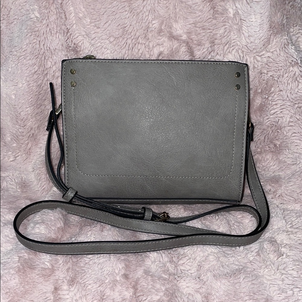a new day Gray Crossbody Bag with Adjustable Strap